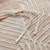 King/Cal King Cotton Jacquard Duvet Cover Set B035129134