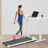 ZUN 2 in 1 Under Desk Electric Treadmill 2.5HP, Remote Control, Display, Walking Jogging Running Machine 60434265