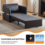 Adult Sleeper Chair Bed, 3-in-1 Convertible Sofa Chair Bed Pull-out Sofa Bed, Convenient Folding 90675162