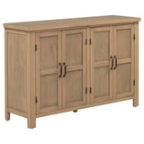 U_STYLE 4-Door Storage Sideboard with Adjustable Shelves and Retro Atimon Handles ,Ample N711P218615D