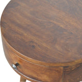 Nordic Chestnut Circular Bedside B182P166532