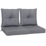 Outdoor Deep Seat Cushions for Patio Furniture, Waterproof Replacement Patio Chair Cushions Set of W419P290491
