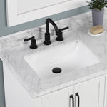 ZUN 37'' Bathroom Vanity, Solid Wood Frame Bathroom Storage Cabinet, Freestanding Vanity with Top W1059P180080