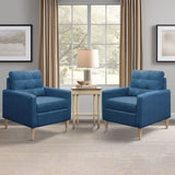 Tufted back Accent Chair B035P265947