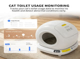 Fully automatic cat litter box -365 days without needing to scoop, extremely clean, enjoying 37991562