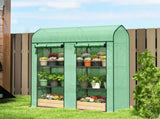 Garden Bed with Mini Greenhouse 73990921