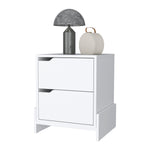 ZUN Lovell Nightstand with Sturdy Base and 2-Drawers B128P148741