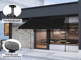 78.7"D x 59.1"W x"H Retractable Awning Black 33367321