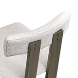 Wooden Dining Chairs Set of 2, Modern Boucle Upholstered Side Chairs,Mid Century Modern W2582P188297