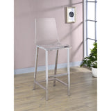 Clear and Chrome Bar Stools B062P145576