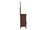 Transitional Style Bedroom Furniture 1pc Dresser of 6x Drawers Dark Cherry Finish Wooden Furniture B011134288