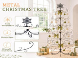 6ft Black PVC Iron Christmas with Snowflake Top - Everyday Decor 81753773