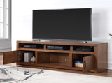 72 inch TV Stand Console for TVs up to 85 inches, No Assembly Required, Whiskey Finish B108P160186
