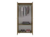 Soham Closet System Slim, Bedroom, Macadamia B092P360641