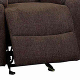 Brown Pillow Top Arms Glider Recliner B062P184512
