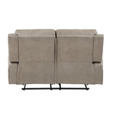 Luxurious Style Double Reclining Loveseat 1pc Brown Plush Comfortable Living Room Furniture B011P144391