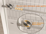 Frameless shower door 56-60 "W x 76" H, 1/4 " Clear Tempered Glass, Explosion Proof Film, W1675P306990