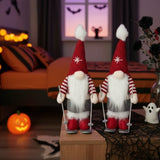 2PCS Set Christmas Gnomes 5.9x4.5x15in Holiday Decor Cute Tabletop Ornaments for Party Gifts & Home 20257806