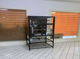 3D Printer Cabinet with Double Layer 3D Printer Filament Storage Rack, T-Shaped Filament Bar & W3190P305793