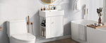 ZUN [Video]21.6inch Modern Floating Bathroom Vanity with Ceramic Basin - Perfect for Small Bathrooms, WF318758AAK