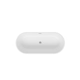 67" Acrylic Freestanding Bathtub, Modern & Contemporary Design Soaking Tub with Toe-tap Drain in W2568P166065