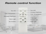 Modern LED Flush Mount Ceiling Light with Dimmable Remote Control, 6Rings Acrylic for Bedroom, 98567404