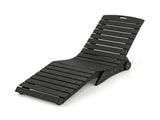 HDPE In-Pool Lounge Chair with Rear Rolling Wheels, 450 LBS Capacity S-Curve Ergonomic Pool Chaise 61390513