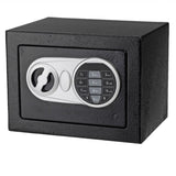 17E Home Use Upgraded Electronic Password Steel Plate Safe Box Black 03651234