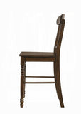 Walnut Cross Back Counter Height Stools B062P181307