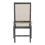 TREXM Retro Style Dining Chair Set with 4 Upholstered Chairs for Dining Room and Living Room WF305981AAB