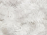 7.5FT White Slim Artificial Christmas Tree Includes Foldable Metal Stand--Not support self-pick up 03440975