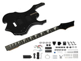 DIY 6 String Flame Shaped Style HSH Electric Guitar Kits with Mahogany Body, Maple Neck and 44335529