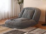 Upholstered Human Dog Bed for Adults and Pets, Foldable Lazy Sofa Bed with 5 Adjustable Position, W2699P535458