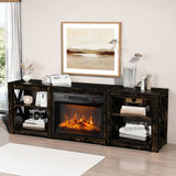 Dark gray oak color 178 * 34.5 * 60cm embossed particleboard with triamine double-sided cross 93216952