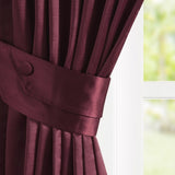 Pleat Curtain Panel with Tieback B035129637