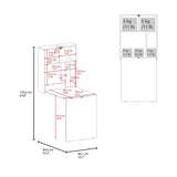 Aguila Wall-Mounted Drop-Leaf Table, White B128P263713