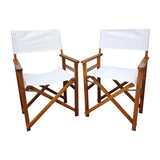 Folding Chair Wooden Director Chair Canvas Folding Chair Folding Chair 2pcs/set populus Canvas 58902326