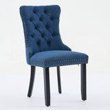 Nikki Collection Modern, High-end Tufted Solid Wood Contemporary Flax Upholstered Linen Dining Chair W1143P233650