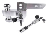 12500 LBS Aluminum Adjustable Trailer Tow Hitch Fits 2-Inch Receiver 6-Inch Drop/Rise, 2" and 67858279