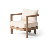 Outdoor Acacia Wood Patio Club Chair, Patio Furniture,Waterproof Thick Cushion Deep Seating for 72303.00BBGE
