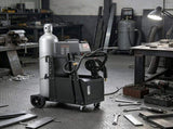 2-Tier Heavy Duty Welding Cart, 265 lbs Capacity, Lockable Cabinet, 360&deg Swivel Wheels & Tank 85830187