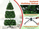 7.5ft Smart RGB Pencil Christmas Tree, 380 LED Lights with APP & Remote Control, 16M Colors Music 72296890