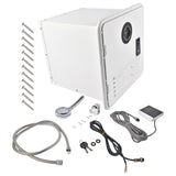 RV Tankless Instant Water Heater Propane Gas 15x15 in 12V 42000 BTU w/Controller 61755997