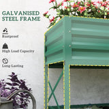 ZUN Garden Bed、 Galvanized Planter 33351212