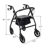 Steel Walker with Wheels Black 53382097