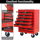 Rolling Metal Tool Chest with 7 Drawers, 20" 7-Drawer Tool Chest Cabinet with Ball Bearing Drawer W1102P332049