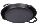 17inch Pre-Seasoned Cast Iron Skillet, Cast Iron Pan,Dual Assist Handles,Use for Grill, Stovetop, 45193451