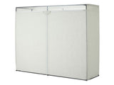 60-Inch Extra Wide Single Tier Zippered Clothes Closet Grey Pumice 68325583
