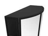 23.62"Modern Arched Glass Double-Door Wardrobe with Shatterproof Non-Glass Mirror-Double-Layer W757P314594