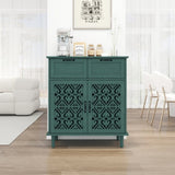 ZUN 2 Door 2 Drawer Cabinet, American Furniture, Suitable for Bedroom, Living Room, Study W688P179038